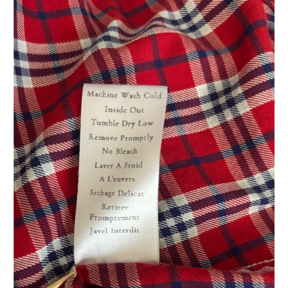 Frank And Eileen Eileen Button-Up Plaid Cotton Sh… - image 8